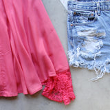 The Linden Layering Tank in Coral: Alternate View #3