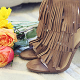 Logan Fringe Heels: Alternate View #3