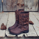 Lonely Wolf Sweater Boots: Alternate View #1