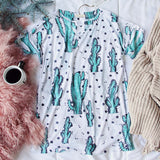 Lounger Cactus Tee: Alternate View #1