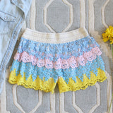 Love Me Not Lace Shorts: Alternate View #3