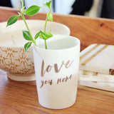 Love You More Votive Holder: Alternate View #1