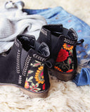 Lovell Peep Toe Booties in Black: Alternate View #2