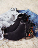 Lovell Peep Toe Booties in Black: Alternate View #3