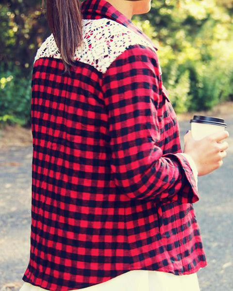 The Lumberjack Sherpa Top: Featured Product Image