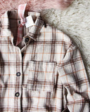 Lumber Jill Jacket Shirt in Cream: Alternate View #3