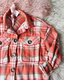 Lumber Jill Jacket Shirt in Orange: Alternate View #3