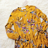 Lune & Stars Tunic Dress in Mustard: Alternate View #3