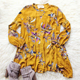 Lune & Stars Tunic Dress in Mustard: Alternate View #5