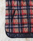 Cozy Plaid Vest: Alternate View #3