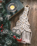 Nordic Macramé Christmas Tree: Alternate View #1
