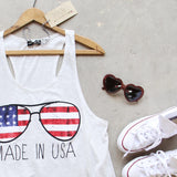 Made in the USA Tank: Alternate View #2