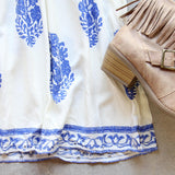 Maddy Block Print Dress: Alternate View #3