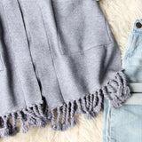Marley Fringe Sweater in Gray: Alternate View #3