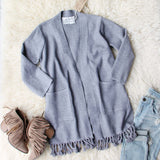 Marley Fringe Sweater in Gray: Alternate View #2