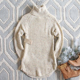 Marlow Knit Sweater Dress in Sand: Alternate View #4
