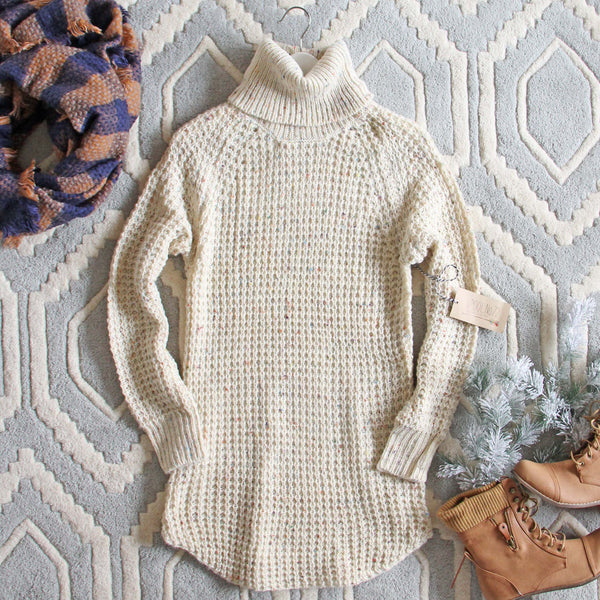 Marlow Knit Sweater Dress in Sand: Featured Product Image