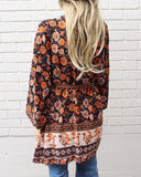 Crimson Magnolia Kimono: Alternate View #5