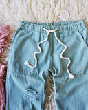 Faded Sage Pants: Alternate View #2