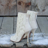 Meadowlark Lace Booties: Alternate View #3