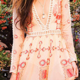 The Medallion Maxi Dress in Mustard (wholesale): Alternate View #5