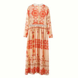 The Medallion Maxi Dress (wholesale): Alternate View #5