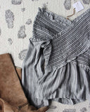 Menswear Wrap Top: Alternate View #2