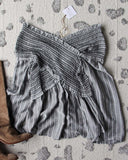 Menswear Wrap Top: Alternate View #3