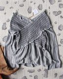 Menswear Wrap Top: Alternate View #4