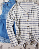 Mercer Tie Tee in Gray: Alternate View #2