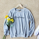 Oui Merci Sweatshirt: Alternate View #2