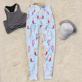 Mermaid Stretch Yoga Pants: Alternate View #4