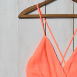 Caravan Romper in Peach: Alternate View #3