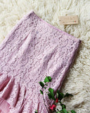 Mermaid Lace Maxi Skirt: Alternate View #2