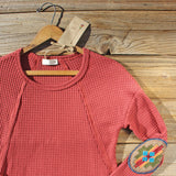 Mesa Moon Cozy Thermal in Rust: Alternate View #2