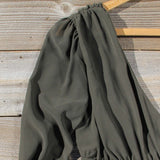 Midnight Sage Dress: Alternate View #2