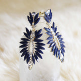 Midnight Stone Earrings: Alternate View #2