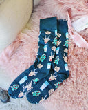 Milk & Cookies Socks: Alternate View #1