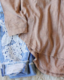 Mineral Wash Henley in Taupe: Alternate View #3