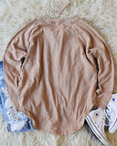 Mineral Wash Henley in Taupe: Alternate View #4