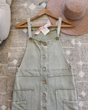Overall Dress in Mineral: Alternate View #2