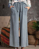 Mineral Wide Leg Pants in Sky: Alternate View #2