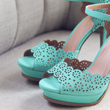Mint Leaf Heels: Alternate View #2
