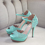 Mint Leaf Heels: Alternate View #1