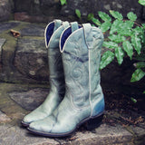 Misty Morning Vintage Cowboy Boots: Alternate View #4