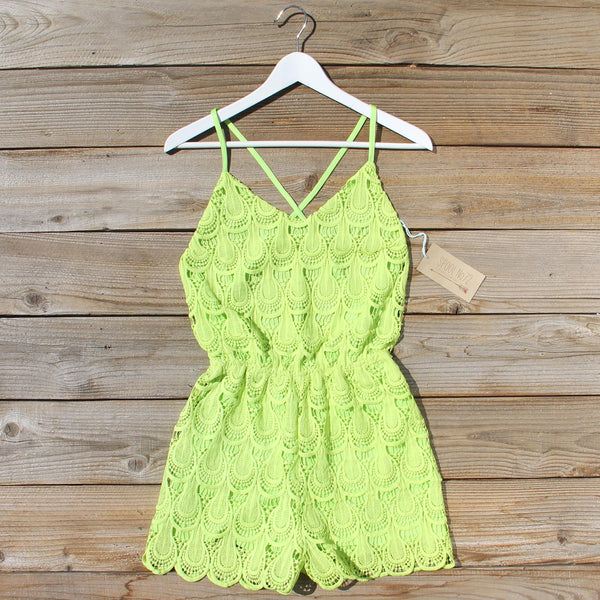 Mojito Lace Romper: Featured Product Image
