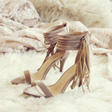 Monaco Fringe Heels: Alternate View #1