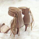 Monaco Fringe Heels: Alternate View #3