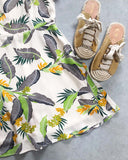 Monstera Dress: Alternate View #3