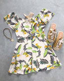 Monstera Dress: Alternate View #4